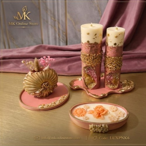 Luxury Handcrafted Candles - 6 PIECES (Code LUXPNK6) | MK ONLINE STORE